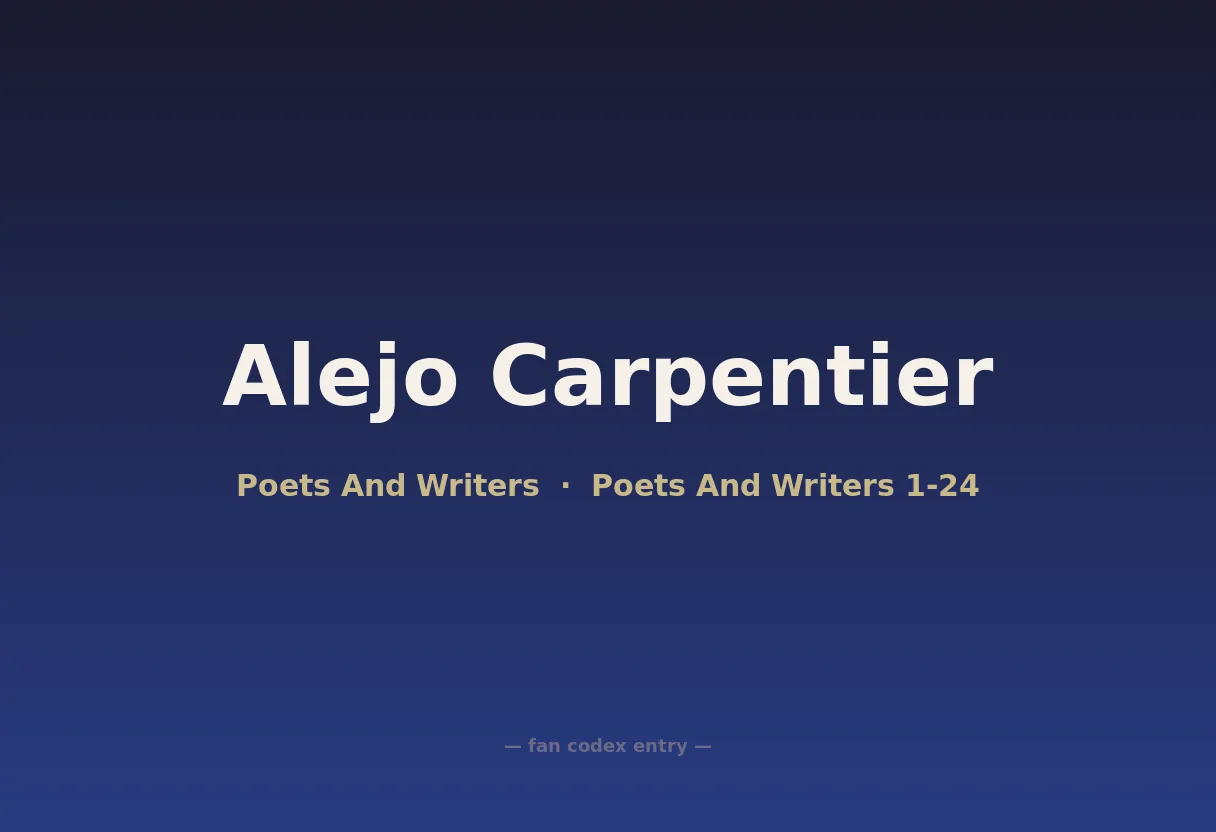 Alejo Carpentier