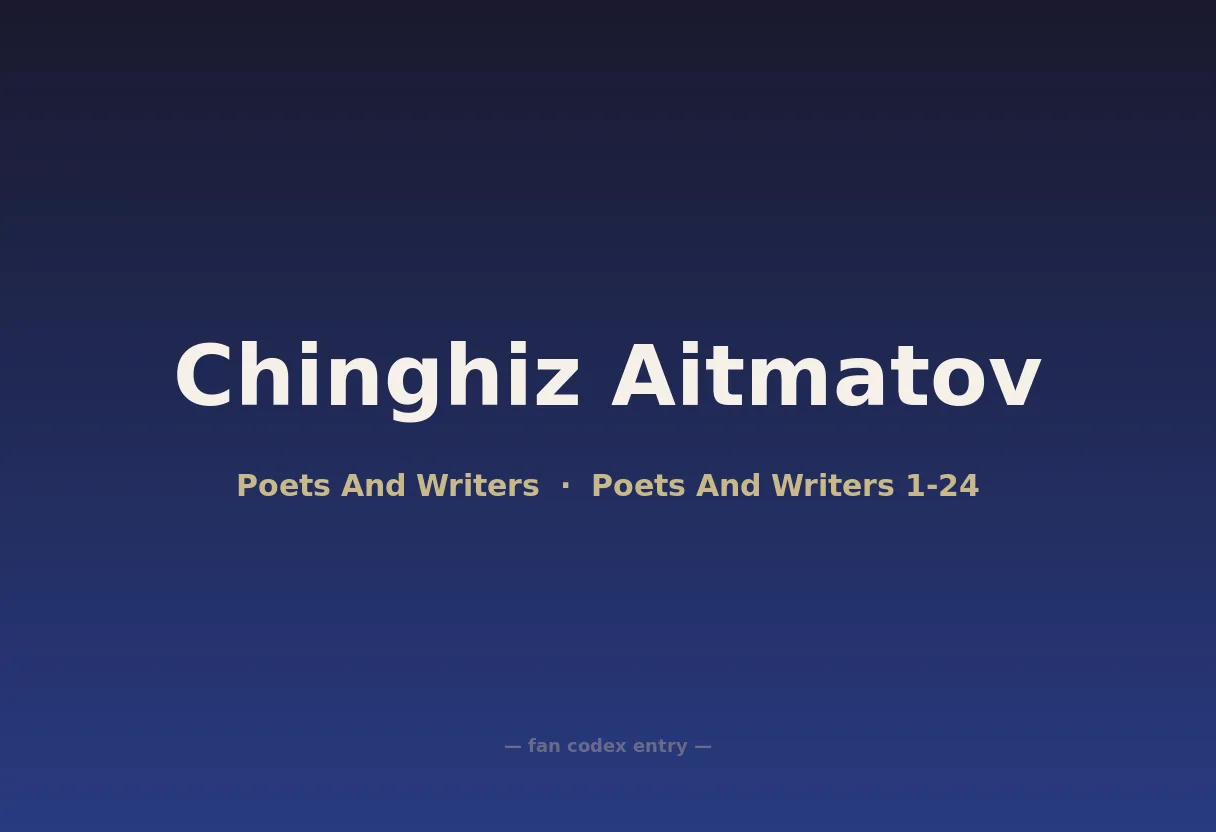 Chinghiz Aitmatov