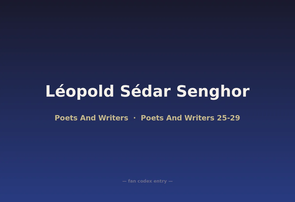 Léopold Sédar Senghor